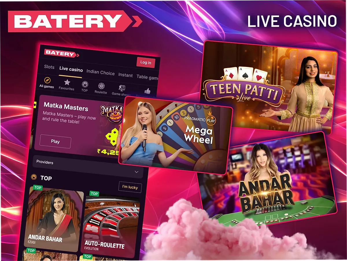 Batery Bet live casino